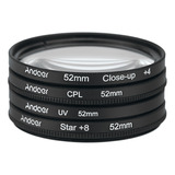 Lente Macro Para Polarizador Circular Pentax Nikon 8 Pontos