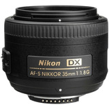 Lente Nikkor Af-s 35mm F/1.8g Dx
