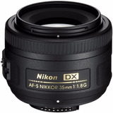 Lente Nikon 35mm F/1.8g Preta