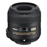 Lente Nikon Af-s 40mm F/2.8g Micro