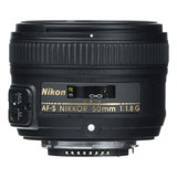 Lente Nikon Af-s 50mm F/1.8g Garantia + Nf-e