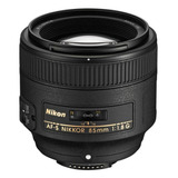 Lente Nikon Af-s 85 Mm F1.8g