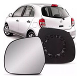 Lente Retrovisor Com Base Nissan March