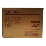 Lente Sigma 24-70mm F3.5-5.6 Uc Aspherical