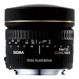 Lente Sigma 8mm Fisheye Para Canon