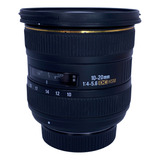 Lente Sigma Para Nikon 10-20mm D 1.4-5.6 Dc Hsm