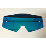 Lente Simples Espelhada Azul - C\ Pino Tear-off - Red Mx
