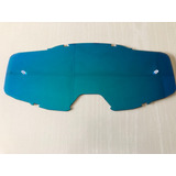 Lente Simples Espelhada Azul - C/pino Tear-off - Red Storm