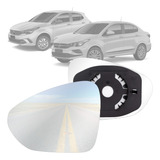 Lente Vidro Com Base Espelho Retrovisor Fiat Argo / Cronos 
