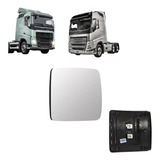 Lente Vidro Retrovisor Auxiliar Volvo Ld Le Com Desembaçador