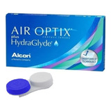 Lentes De Contato Air Optix Hydraglyde Alcon + Estojo