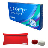 Lentes De Contato Air Optix Plus Hydraglyde Alcon + Brinde