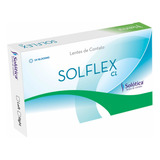 Lentes De Contato Solflex Cl Incolor - Descartável 6 Lentes Grau Esférico -4,00 (miopia)
