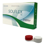 Lentes De Contato Solotica Solflex Incolor Com Grau + Estojo