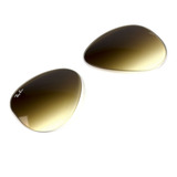 Lentes Ray Ban Aviador Marrom Degradê Tam 62 - Nota Fiscal 