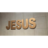 Letreiro / Jesus De 30cm Em