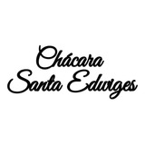 Letreiro Chácara Santa Edwiges Letras Mdf 3mm