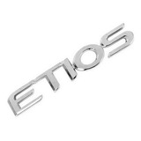 Letreiro Emblema Etios Tampa Traseira Mala Cromado Toyota
