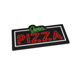 Letreiro Luminoso Open Pizza - Decoração Pizzaria
