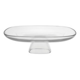 Libbey Aviva Porta Bolo Boleira 9x31x31cm Vidro Com Pé Cor Transparente