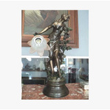 Libelula De Petit Bronze Com Luminaria Cod 78