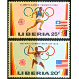 Libéria - Esportes Olimpíadas De Munique'72 Atletismo L.3528