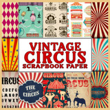 Libro: Papel De Scrapbook De Circo