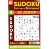 Libro Sudoku Letras E Numeros Muito Dificil Vol 03 De Divers