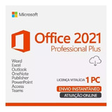 Licença Chave Key Serial Office 2021 Pro Plus Nota Fiscal