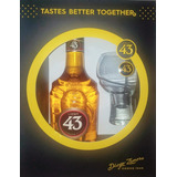 Licor 43 700ml Copo Taça Original Lacrado