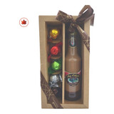 Licor De Chocolate Com Pimenta E 5 Trufas P/ Presente 