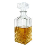 Licoreira De Vidro Quadrada 1l Bebidas Whisky Vodka Licor