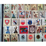 Liechtenstein -tema Medieval - 31 Selos Postais