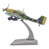 Liga Diecast 1/72 Ju-87b Bomber Aircraft Modelo Alemanha Par