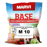 Liga Neutra Artesanal Marvi M 10 Para Picolé Sorvete 1kg