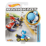 Light-blue Yoshi - Standard Kart Mario