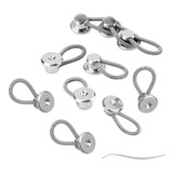 Like Tie Kit 10 Extensor Colarinho De Camisa Metal Inox Cor Prateado