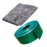 Limitador Separador Grama + Manta Geotextil Bidim Drenagem