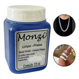 Limpa Prata Monzi 125 Ml Limpeza Grande Original Polimento