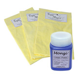 Limpa Pratas Monzi 125ml + 03 Flanelas Mágicas