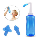 Limpador De Nariz/lavagem Nasal Eficiente 300ml 2 Bicos 