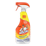 Limpador Desengordurante De Cozinha Spray 500ml Mr. Músculo Talle Laranja