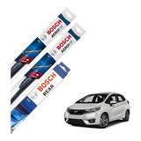 Limpador Parabrisa Diant + Tras Honda Fit 2015 2016 2017