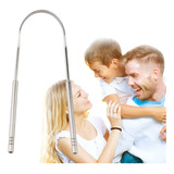 Limpador Raspador De Língua Em Aço Inox Para Higiene Bucal