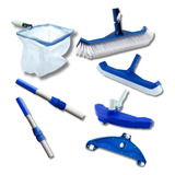 Limpeza Piscina Cabo 4 Mt Escova Peneira Aspirador 3 Rodas