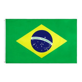 Linda Bandeira Brasil Oficial 1,50x0,90mt Dupla Face Anilhas