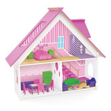 Linda Casinha Boneca Mobiliada Sweet Home