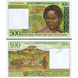Linda Cédula De Madagascar - 500 Francos Ariary 1994 Fe