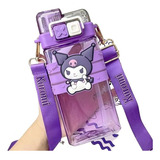 Linda Garrafa De Água Sanrio Kuromi De 520 Ml, Portátil, A