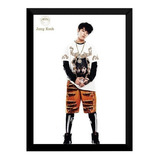 Lindo Quadro Bts Kpop Jungkook Foto Poster Moldurado